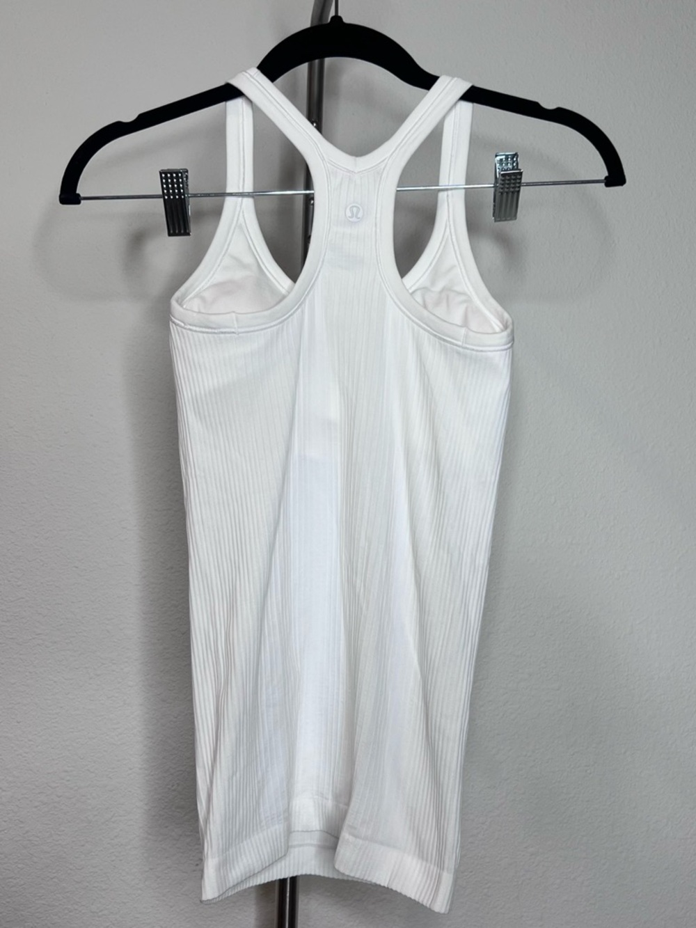 Lululemon Ribbed Racerback Tank Top with Shelf Bra - Picture 2 of 3